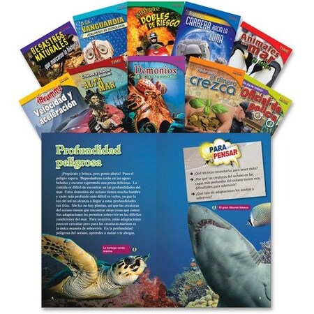 Shell Education Teacher Created Materials Informational Text Set 1, Spanish, Grade 5, 10PK SHL18481